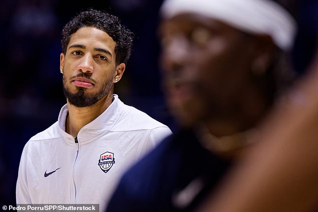 Tyrese Haliburton did not play a single minute in the victory against Germany