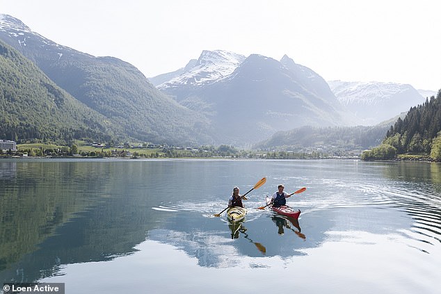 The village of Loen offers numerous land-based activities, including kayaking and pedal boating in Nordfjorden and cycling in the nearby Lodalen Valley.