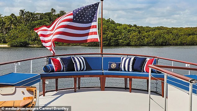 The refit project was led by veteran ship expert Captain Greg Albritton with the goal of restoring her to her Kennedy-era glory.