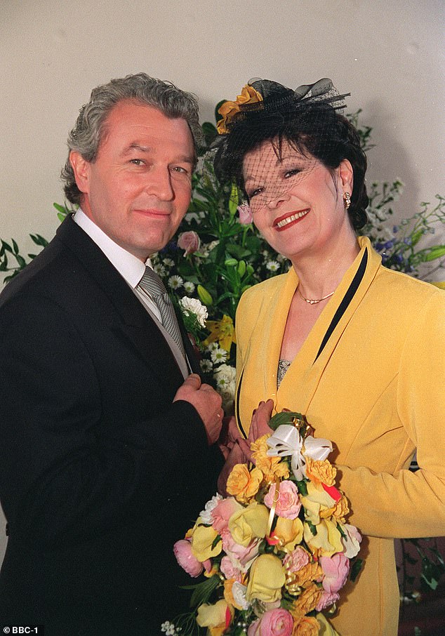 During her three-year run on the soap, Roberta's character Irene had a number of love interests, including Terry Raymond (played here by Gavin Richards).