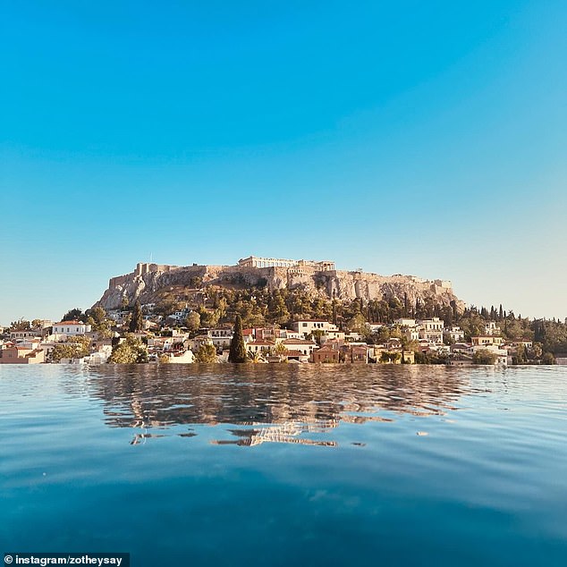 The businesswoman then recommended the humble Greek island to her followers and offered some tips, after also recommending the country's capital, Athens.