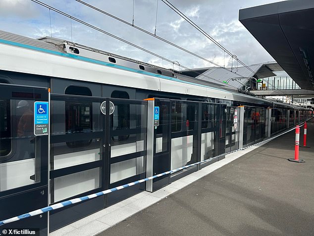 Mr Maartensz said passenger screens, such as those installed on the Sydney Metro network in New South Wales (pictured), were the 