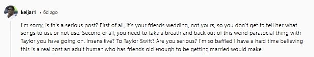 1721776771 811 Taylor Swift fan CRITICIZED for feuding with bride over wedding