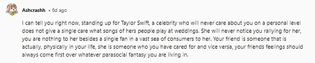 1721776772 220 Taylor Swift fan CRITICIZED for feuding with bride over wedding