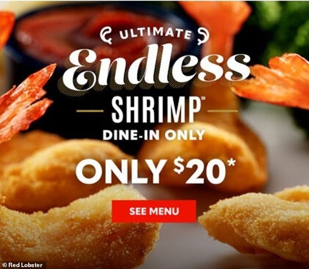 Endless Shrimp started out at $20, but they were too popular and cost millions of dollars.