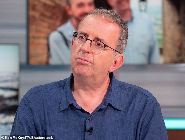 Reverend Richard Coles on 'Good Morning Britain' TV show, London, UK, 8 August 2022