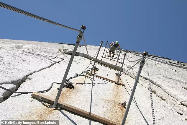 Rohloff, 20, plunged 200 feet down the treacherous Half Dome after losing his balance while descending cables on the cliff.