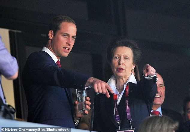 Prince William and Princess Anne attended the opening ceremony of the London 2012 Olympic Games together. The couple looked relaxed as they chatted in the royal box.