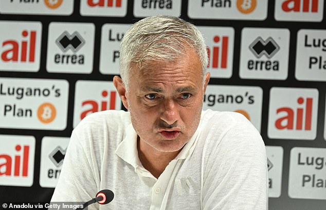 Mourinho criticised his team's defence, which conceded three goals