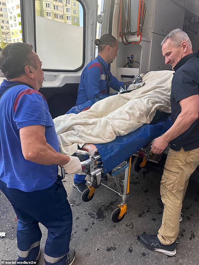 The 50-year-old man was rushed to hospital after the blast and had both his legs amputated.