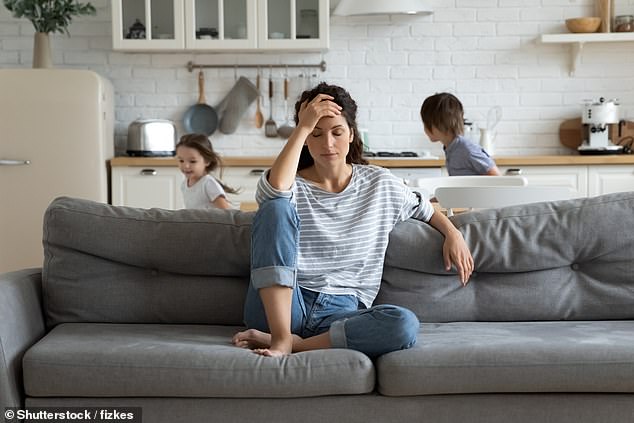 People with ADHD can be very sensitive to noise and may have difficulty tuning into a conversation if there are other conversations going on in the background (stock image)