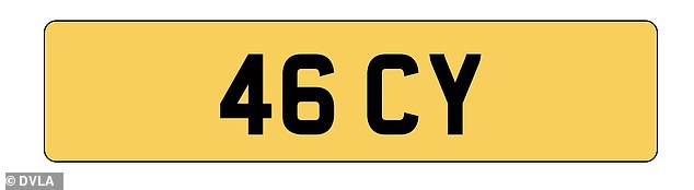 Alternatively, for investment-focused collectors, simple combinations of numbers and letters such as 46 CY, which starts at £2200, could prove to be a smart use of money and generate high returns.