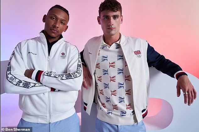 Fashion label Ben Sherman has created a range of items including a bomber jacket with a rose, thistle, daffodil and shamrock embroidered on the back and a polo shirt.