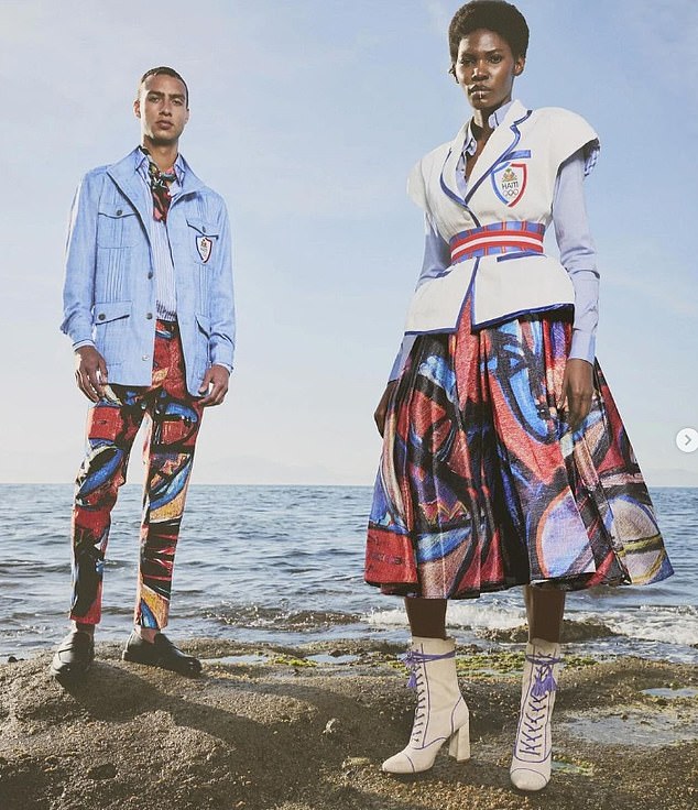 Right or wrong? Haiti has opted for bold prints and a touch of period punk in its ceremonial Olympic attire