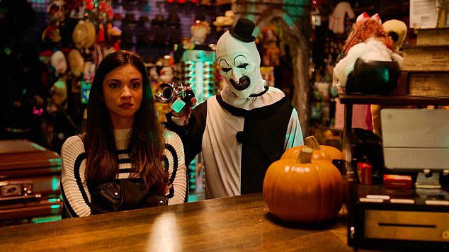 Terrifier 2 (pictured) grossed an impressive $15.7 million on a budget of just $250,000.