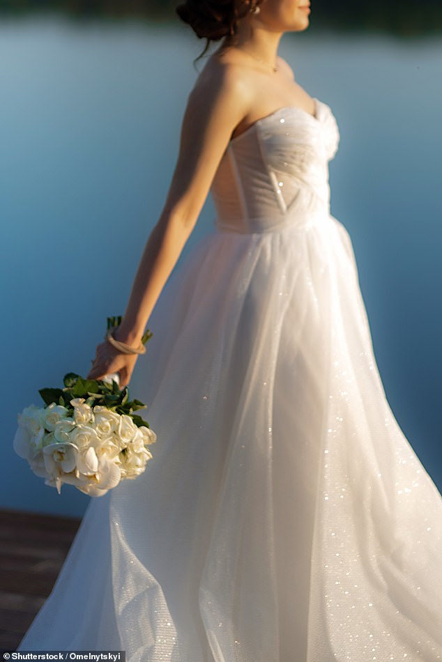 It is not known whether brides-to-be will receive any of their money back (stock photo of a wedding dress)