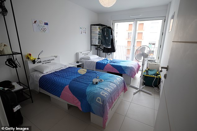 Athletes typically share rooms with another member of the same sex, and roommates are expected to sleep on their teammates' floor if their colleague has an expected guest.