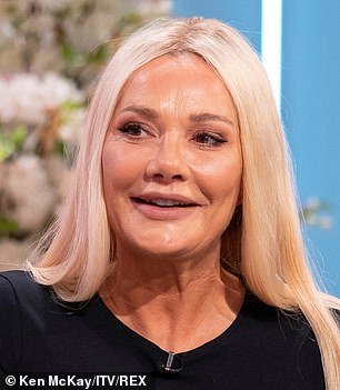 Whigfield showed off her incredibly smooth complexion and full lips during an appearance on Lorraine in 2019.