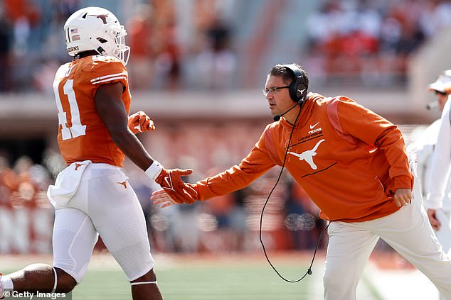 Their wedding comes at a busy time for the Texas football program ahead of the new season.