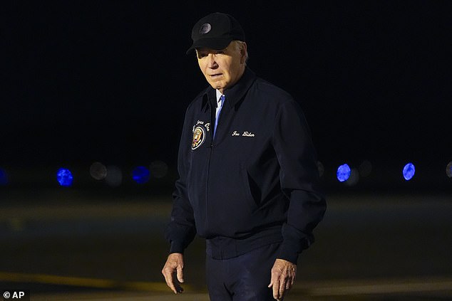 President Joe Biden is photographed arriving in Dover, Delaware, last Wednesday after he tested positive for COVID-19. The positive result came after he told BET News that a 