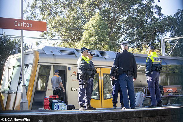 Police are investigating the scene of the horrific tragedy in Sydney's south.