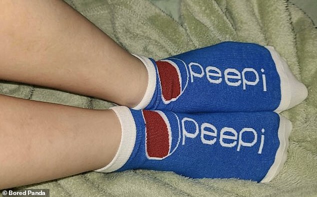 Someone else spent a lot of money on these 'Peepi Peepi' socks that will make you look twice.