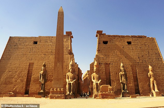 Popular Luxor Temple complex, which was built between 1390 and 1353 BC.