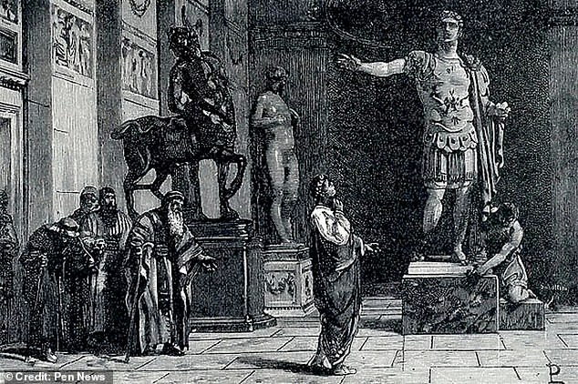 Most scandalously, Caligula wanted a statue of himself as Jupiter to be installed in the Second Temple in Jerusalem, the holiest place in Judaism.