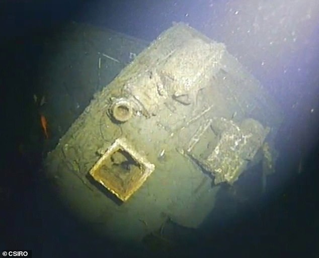 Now that the 55-year-old mystery has been solved, it has brought comfort to survivors and descendants of missing crew members (pictured, the remains of the MV Noongah).