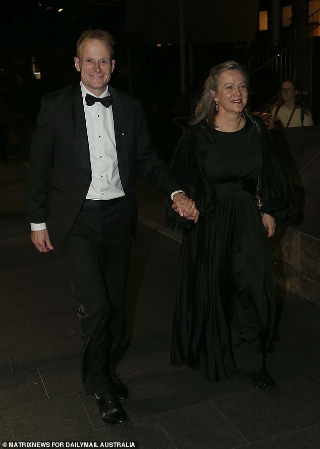 Australian of the Year Professor Richard Scolyer (pictured left) was among other notable guests who gathered for the celebrations.