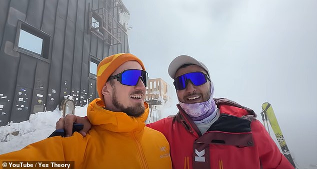 Before setting off, the Yes Theory team warns that two of the main dangers of reaching the Margherita refuge are altitude sickness and hidden crevasses.