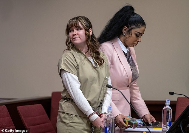 Gutierrez-Reed, who is serving an 18-month prison sentence, filed a motion to dismiss the charges on Tuesday in response to prosecutors' failure to disclose evidence last week; Hannah was seen in April in Santa Fe