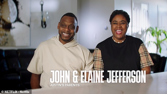 Jefferson's parents, John and Elaine, also appear in the Netflix series Receiver.