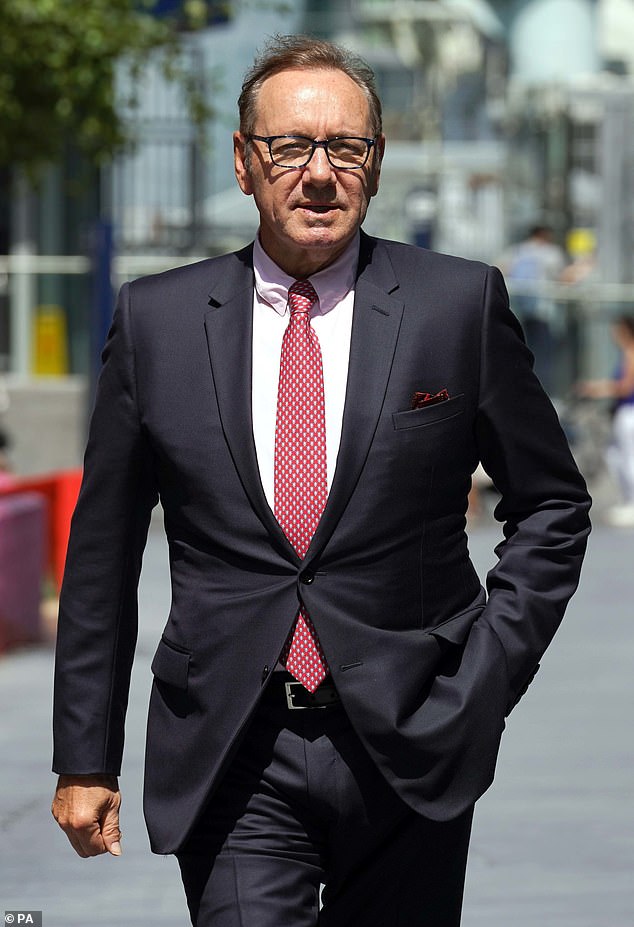 Spacey was acquitted of a series of alleged sexual crimes by four men between 2001 and 2013.