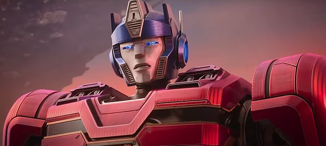 The film offers an origin story for two of the most iconic characters in the Transformers franchise: Optimus Prime (Hemsworth) and Megatron (Henry), when they had different names: Orion Pax (above) and D-16.