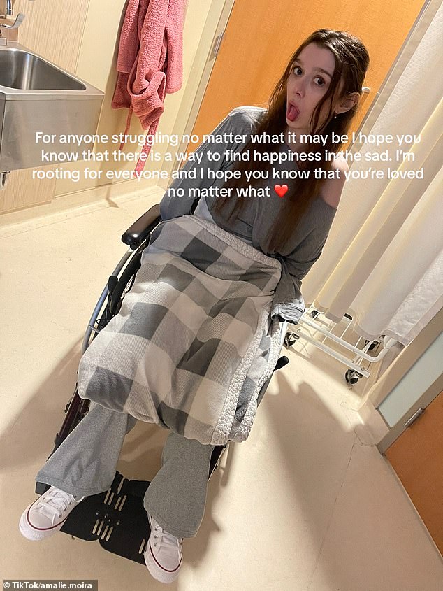 Her family and doctors prepared her for the news that her limbs would need to be amputated after she woke up.