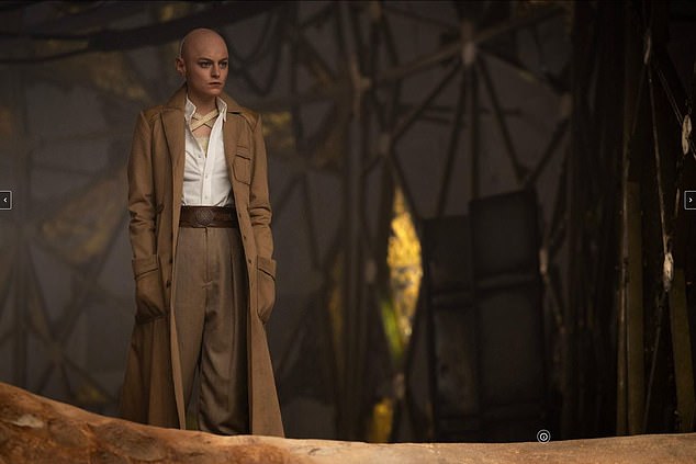 The Crown star plays the character of Charles Xavier, aka Professor X's evil sister Cassandra Nova, in the new Marvel crossover.