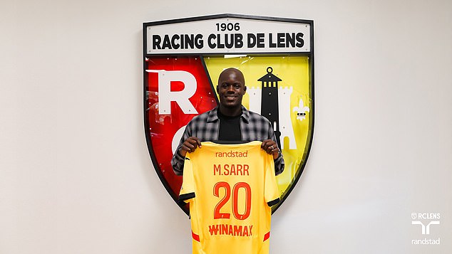 Malang Sarr has signed for Lens after his contract with Chelsea was terminated by mutual consent