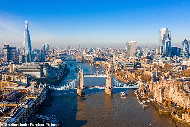 Kobie says London (pictured) is the only place in the UK where 