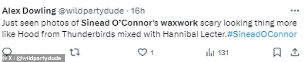 1722016382 946 Sinead OConnors horrible wax figure deemed an insult to her