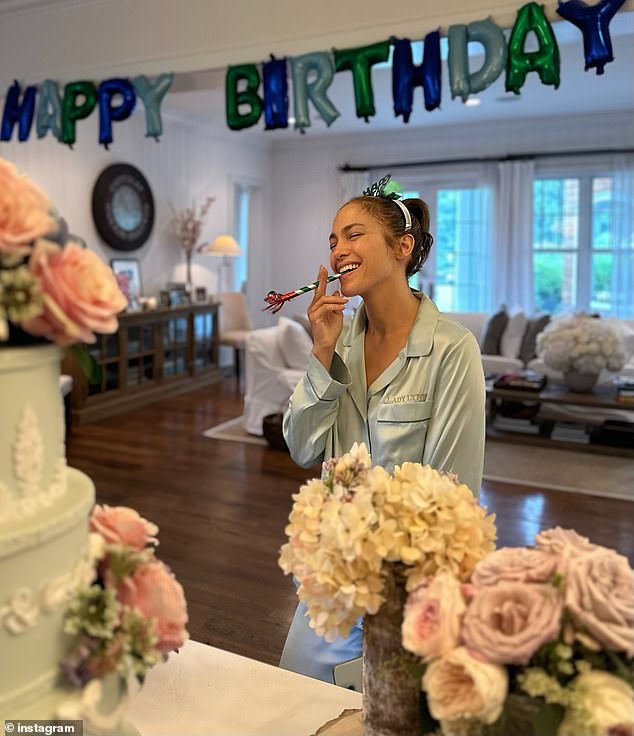 The Jenny from the Block singer thanked her fans for their birthday messages in an Instagram post