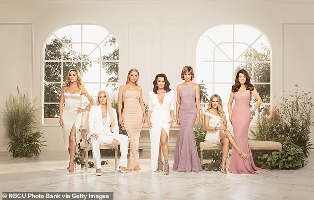 She was later a main cast member on Bravo's hit series The Real Housewives Of Beverly Hills from 2019 until she left in 2020 (seen above).