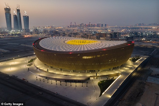 Qatar will host the 2022 World Cup despite the unrest (pictured: Lusail Stadium in Doha)