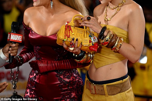 Blake shared a detail of their outfits; she wears Versace and Gigi wears Miu Miu