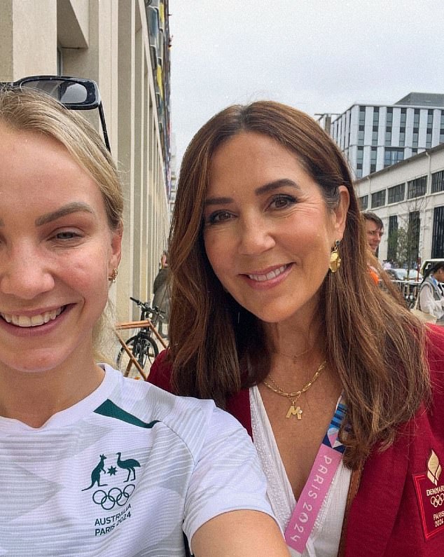 Princess Mary cheered on Denmark against Australia at the FIFA Women's World Cup, but she is rooting for our Olympic team.