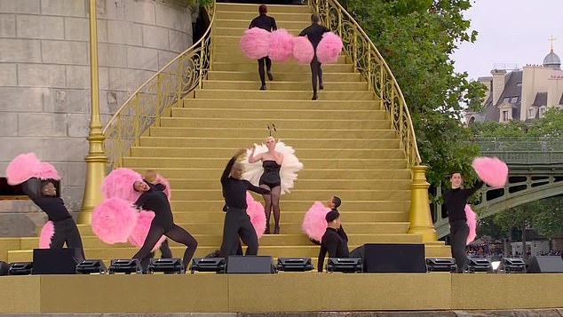 At one point, he showed off his endless skill while playing the piano in honor of the host country of this year's Games.