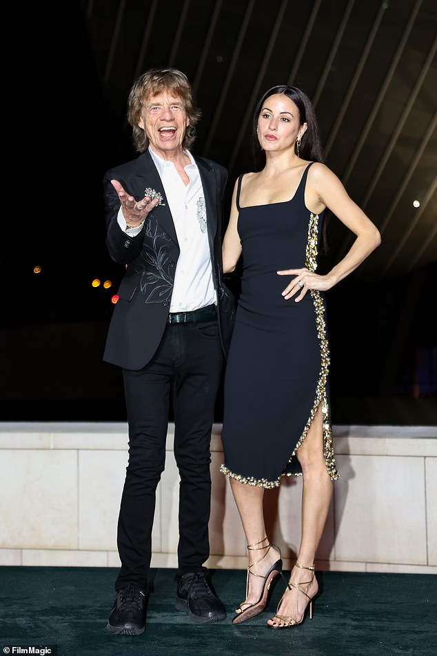 Paint it black: Rolling Stones legend Mick Jagger and his long-time girlfriend Melanie Hamrick