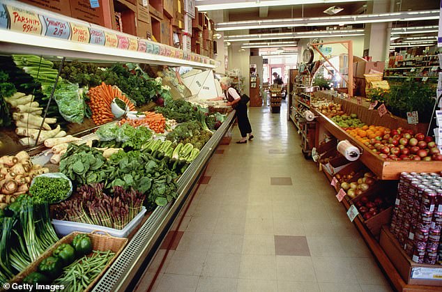 Herbs are also outdoor plants, which means it's difficult to maintain their optimal conditions indoors (stock photo of a supermarket vegetable aisle)