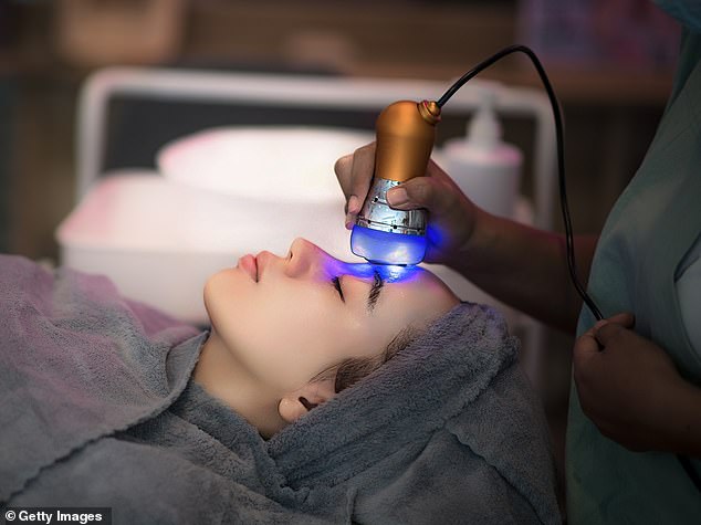 CO2 lasers are lasers that work to resurface the top layer of the skin in order to achieve something similar (stock image)