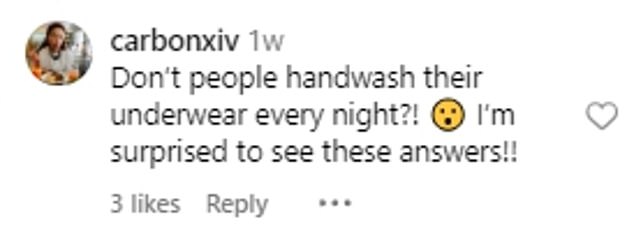 Some people made sure to explain that the correct amount depended on the laundry situation at the accommodation and whether hand washing would be required.